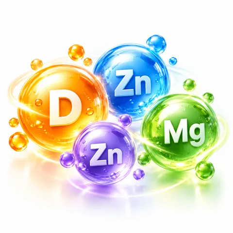 Ilustrasi vitamin dan mineral